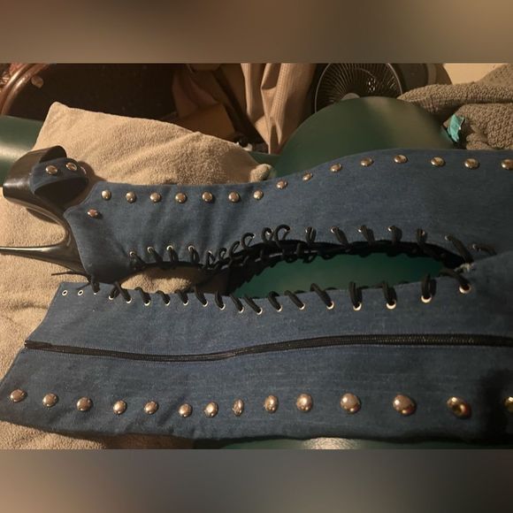 🤞🏼Denim Shoes - Picture 6 of 11